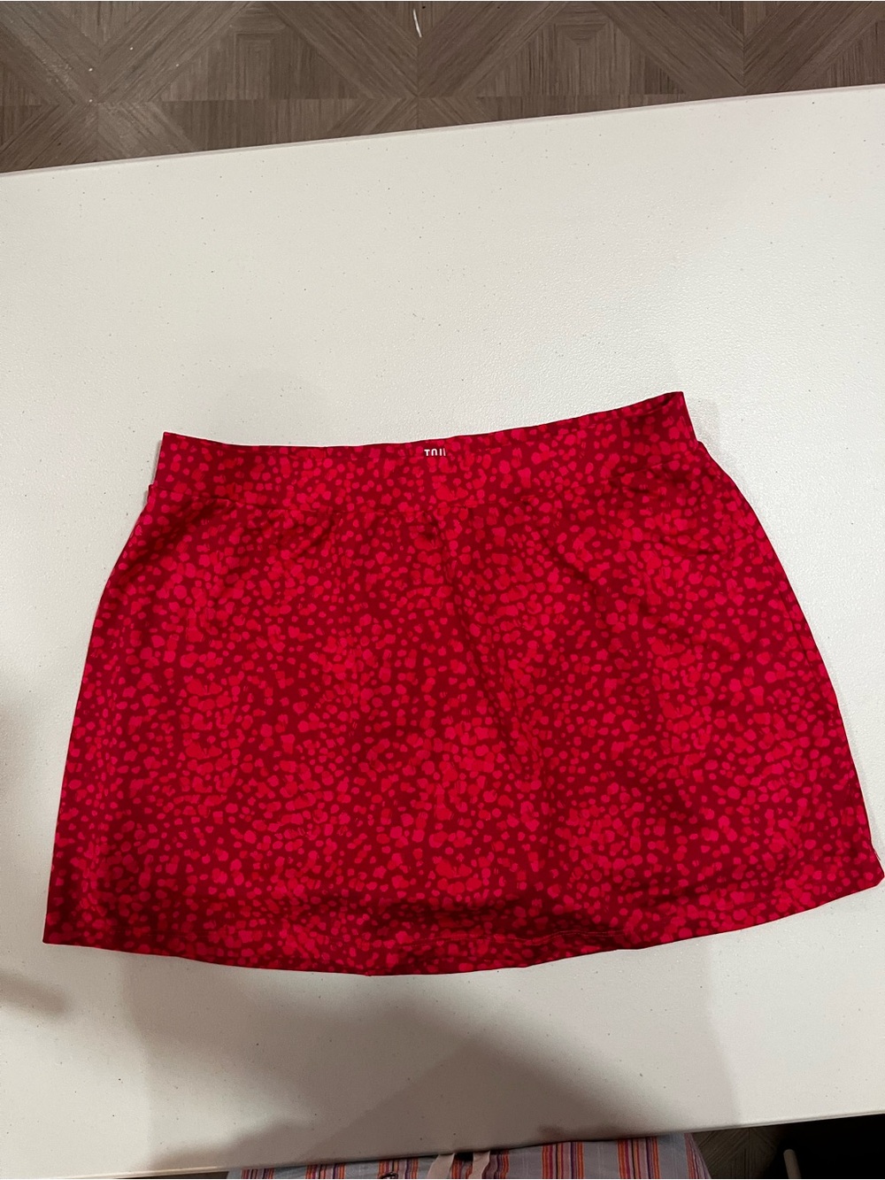 Tail Red and Pink Patterned Skort